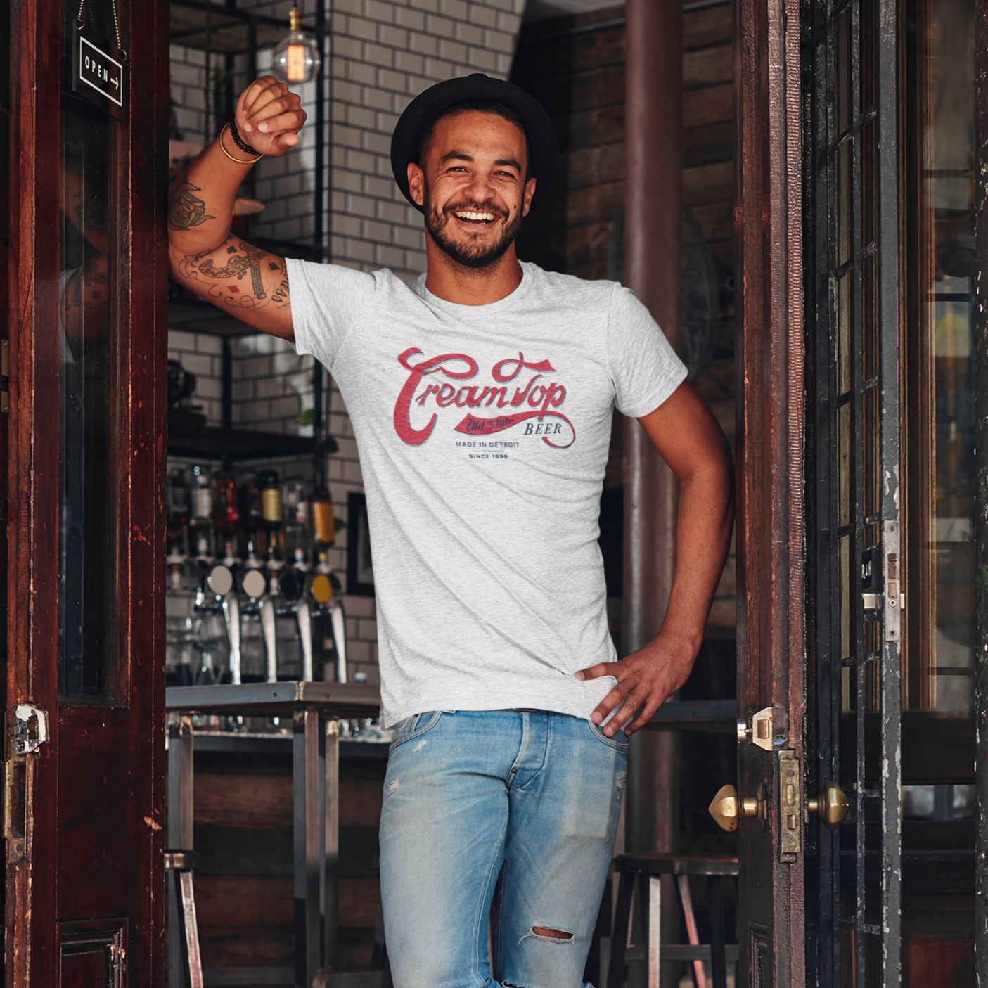 Cream Top Beer T-Shirt – 100% Made in the USA!